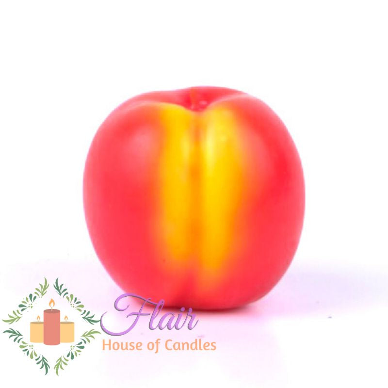 Peach Fruit Candle 5.4cm Tall