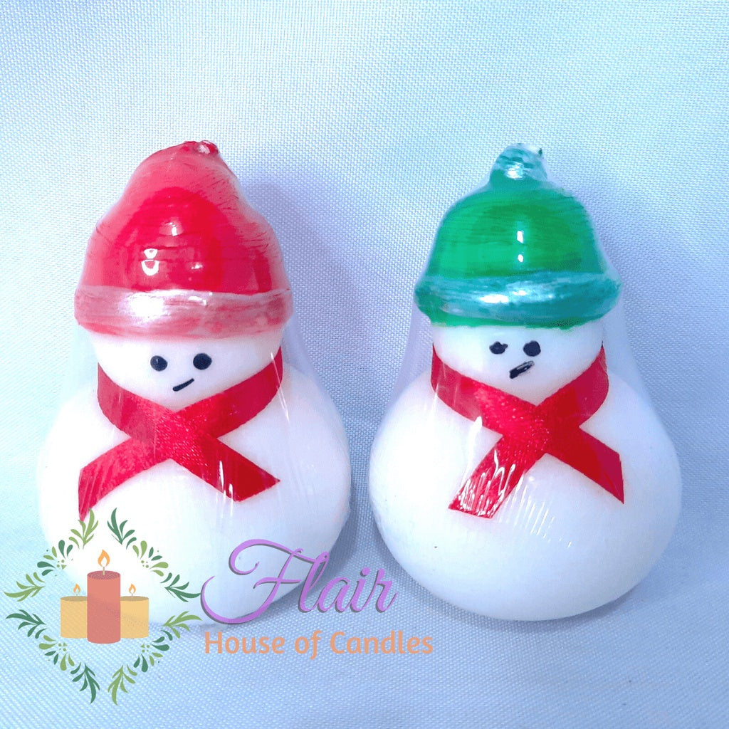 Flair Smokeless Small Cute Snowman Candle 8cm Tall