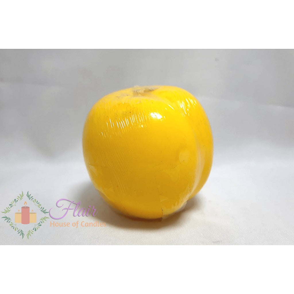 Apricot Fruit Candle 5.4cm Tall