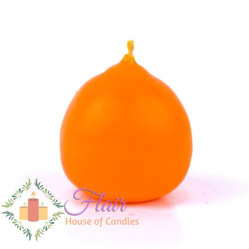 Orange Fruit Candle 5.4cm Tall