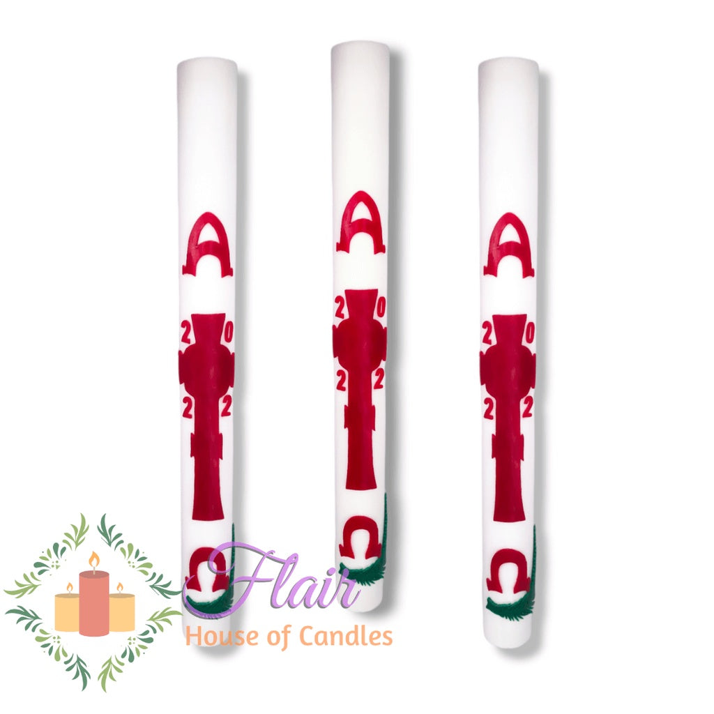 Flair 3 by 30 Inches Paschal Candle | Made to Order