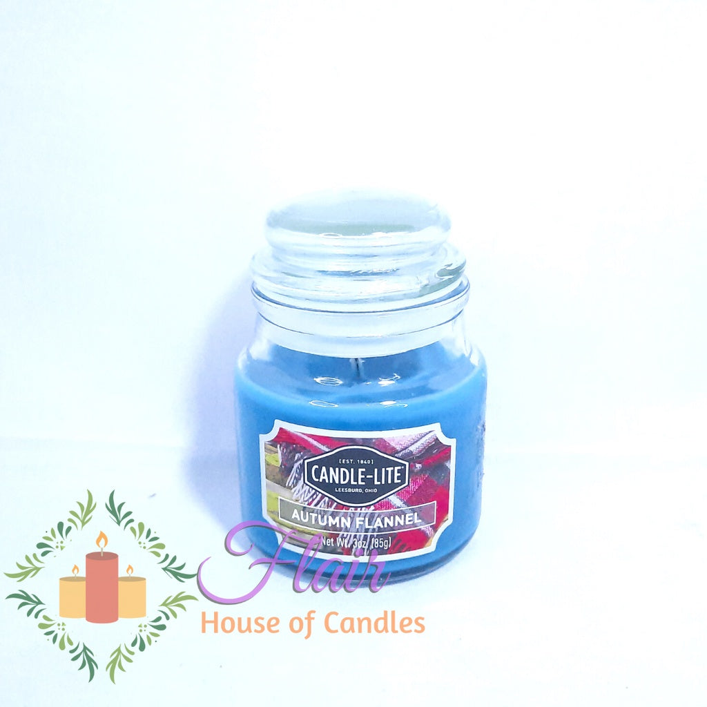 Candle-Lite Autumn Flannel Scent Candle Jar 85g