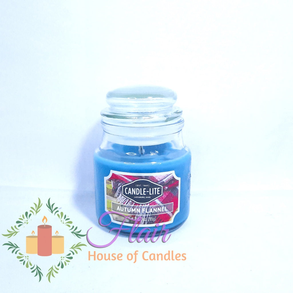 Candle-Lite Autumn Flannel Scent Candle Jar 85g