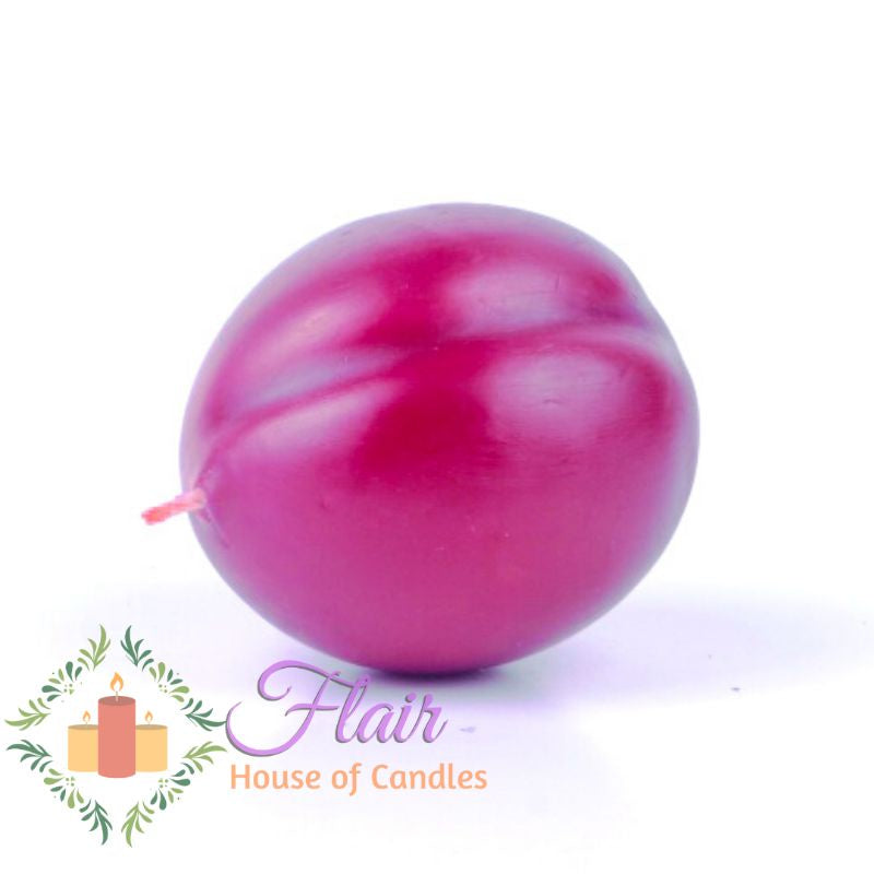 Plum Fruit Candle 5.5cm Tall