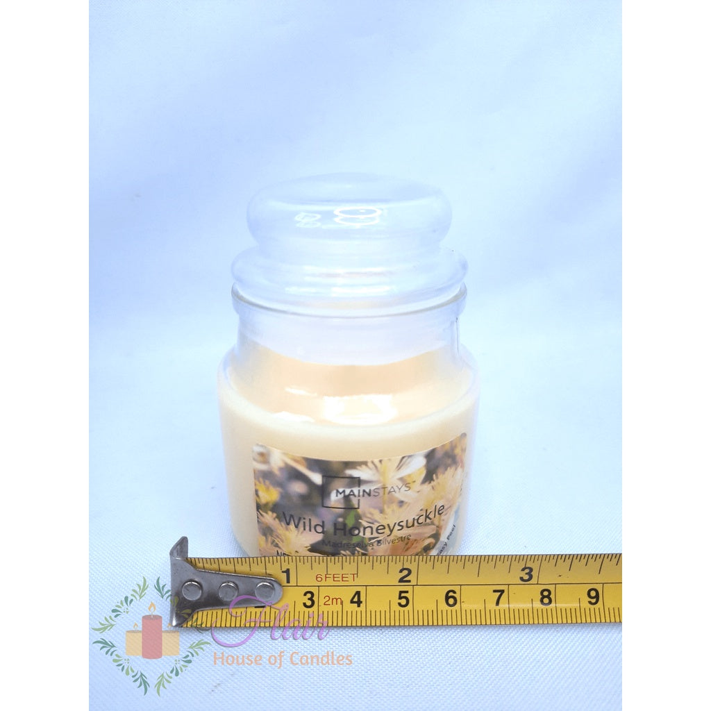 Mainstays Wild Honeysuckle Scent Jar Candle 85g