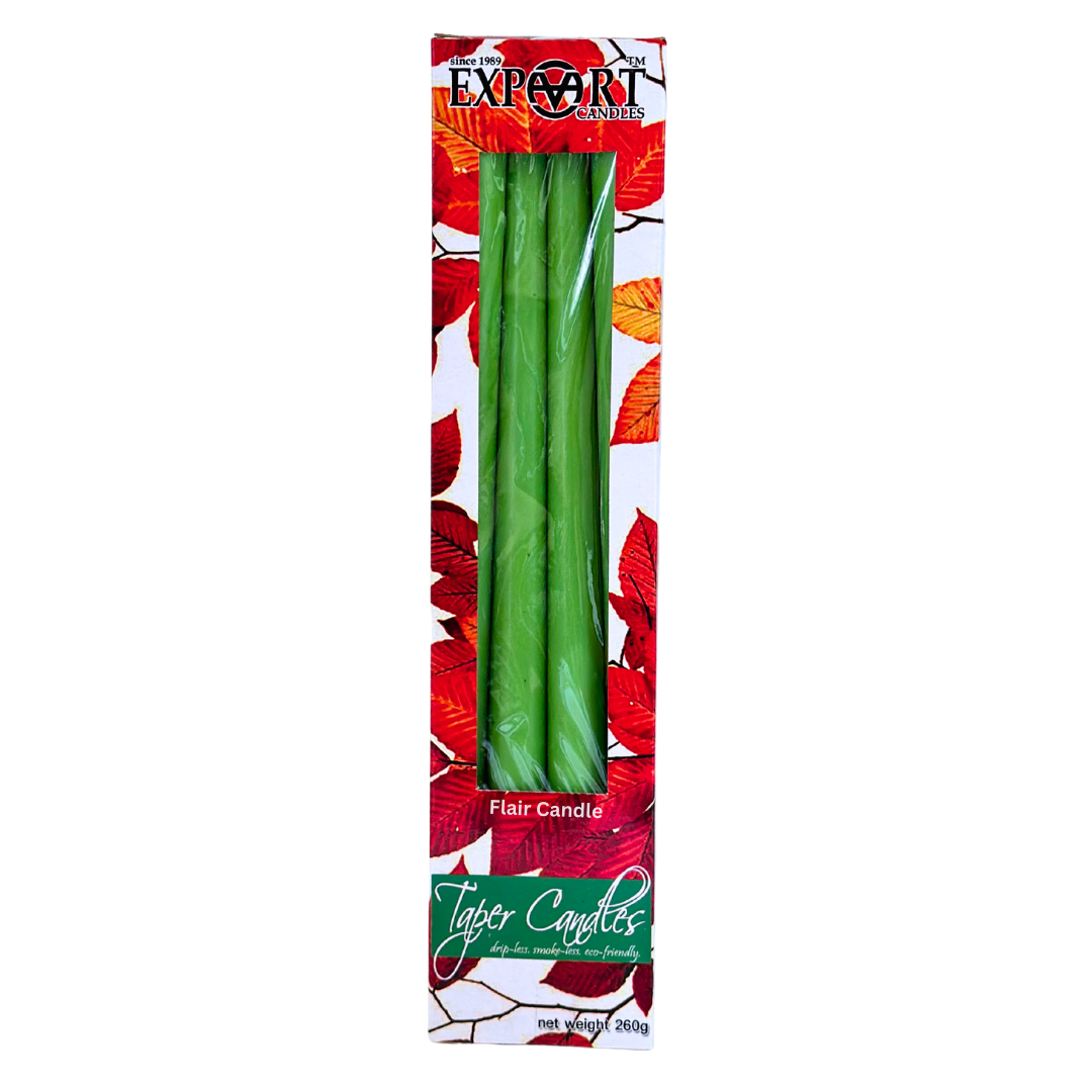 Export Colored Taper Candle 12 Inches | 4pcs Box