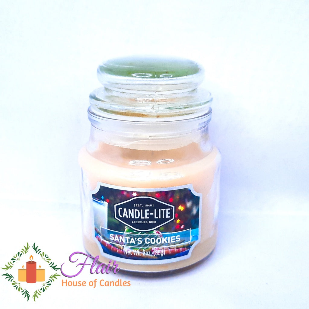 Candle-Lite Santa's Cookies Scent Candle Jar 85g