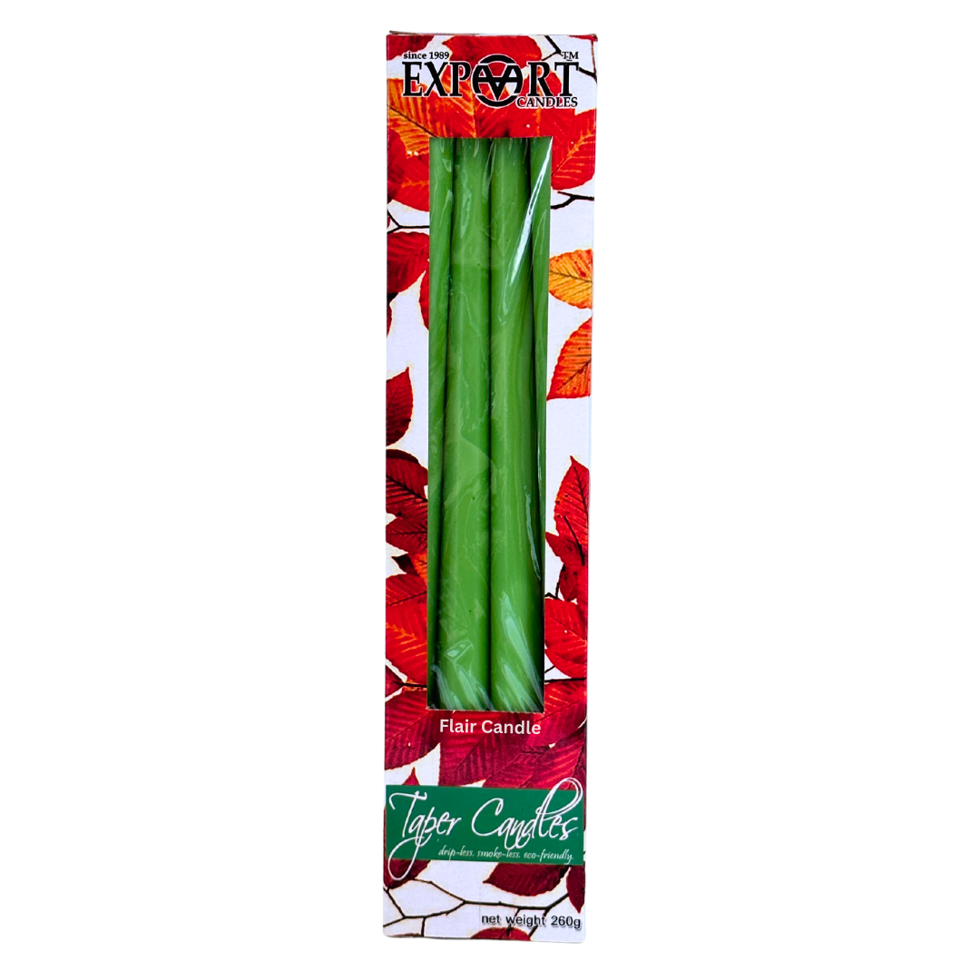 Export Colored Taper Candle 12 Inches | 4pcs Box