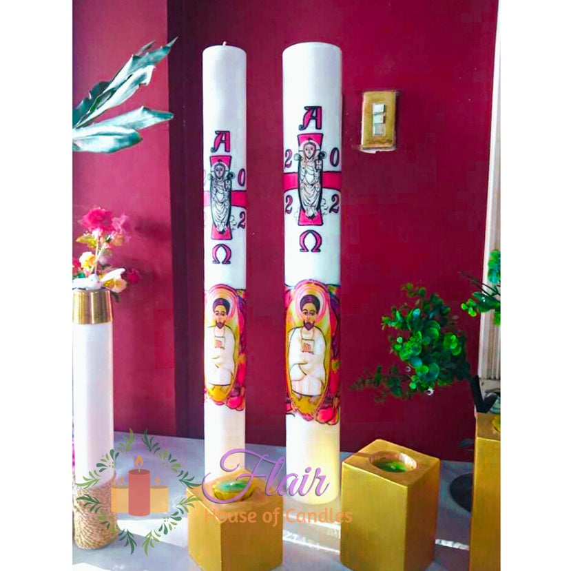 Flair 3 by 30 Inches Paschal Candle | Made to Order