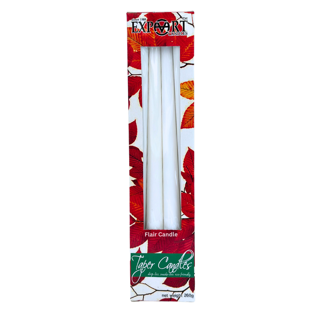 Export Colored Taper Candle 12 Inches | 4pcs Box