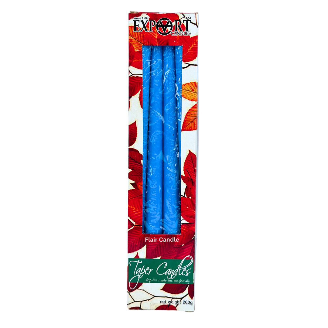 Export Colored Taper Candle 12 Inches | 4pcs Box