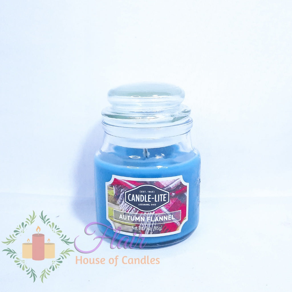 Candle-Lite Autumn Flannel Scent Candle Jar 85g