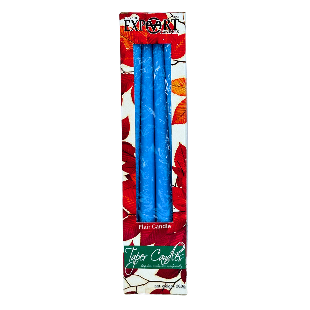 Export Colored Taper Candle 12 Inches | 4pcs Box