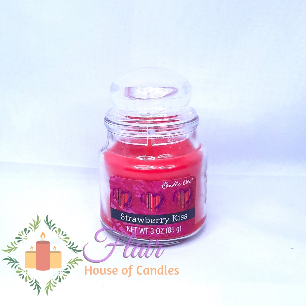 Candle-Lite Strawberry Kiss Scented Candle Jar 85g