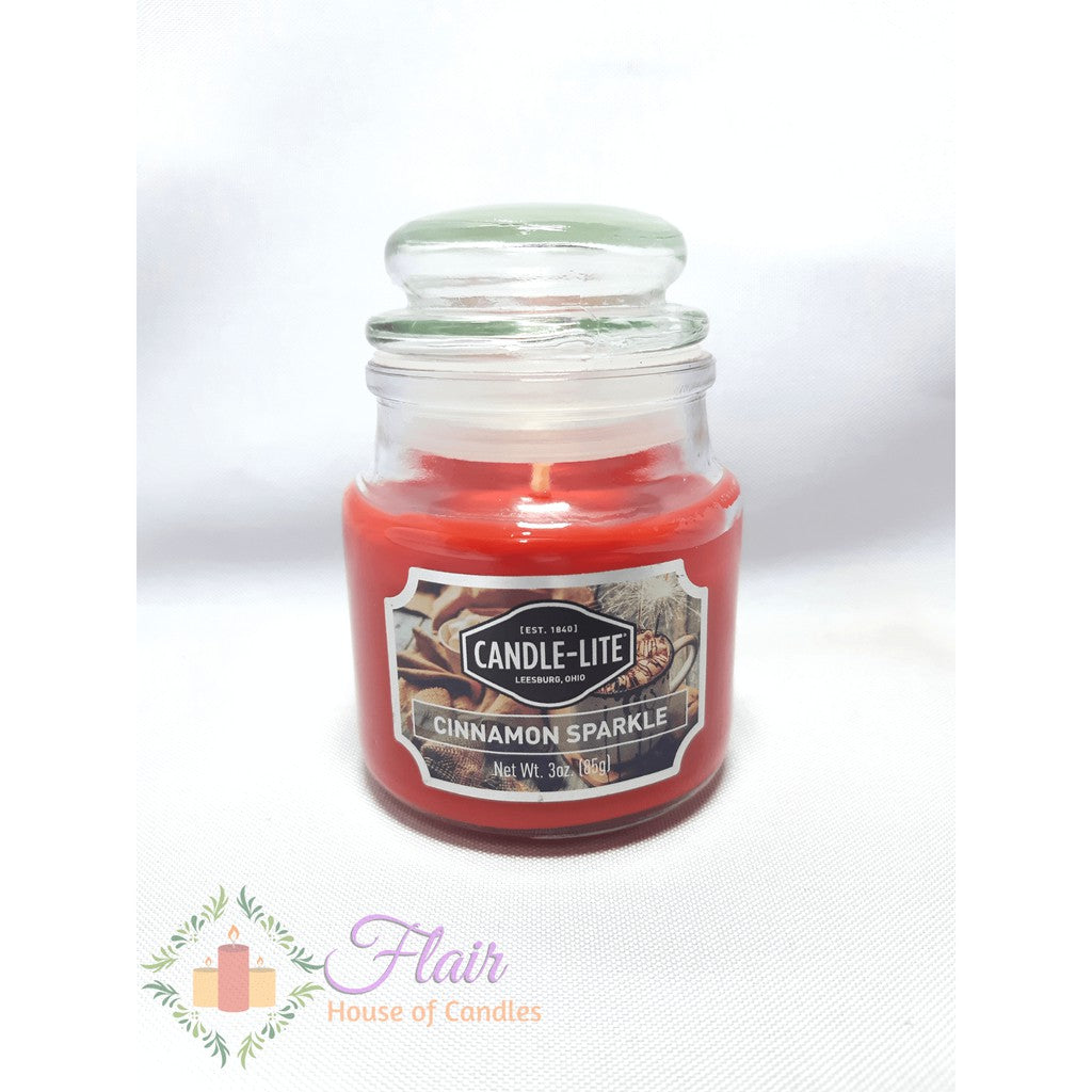 Candle-Lite Cinnamon Sparkle Scent Candle Jar 85g