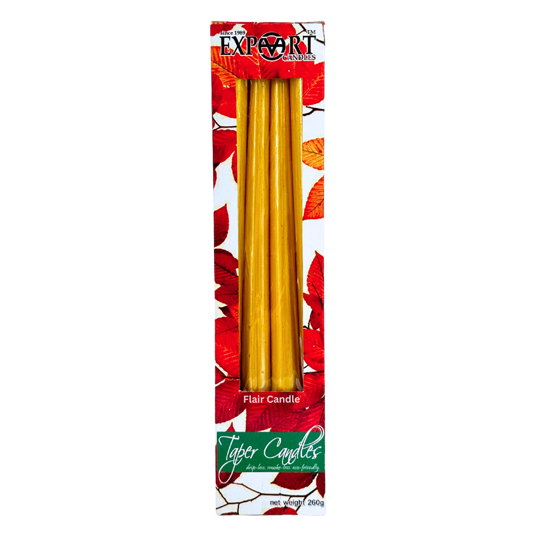 Export Colored Taper Candle 12 Inches | 4pcs Box