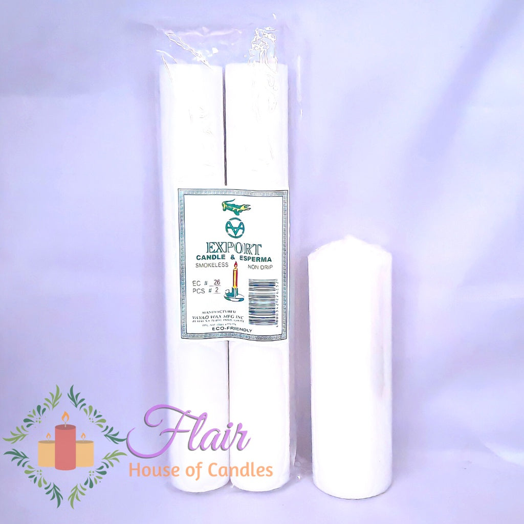 Flair Unity Candle Set A for Wedding (Esperma #26 & #507 Candle)