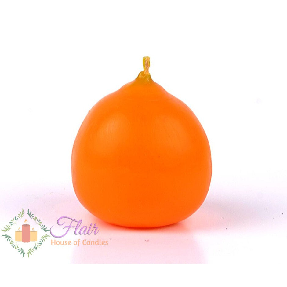 Orange Fruit Candle 5.4cm Tall