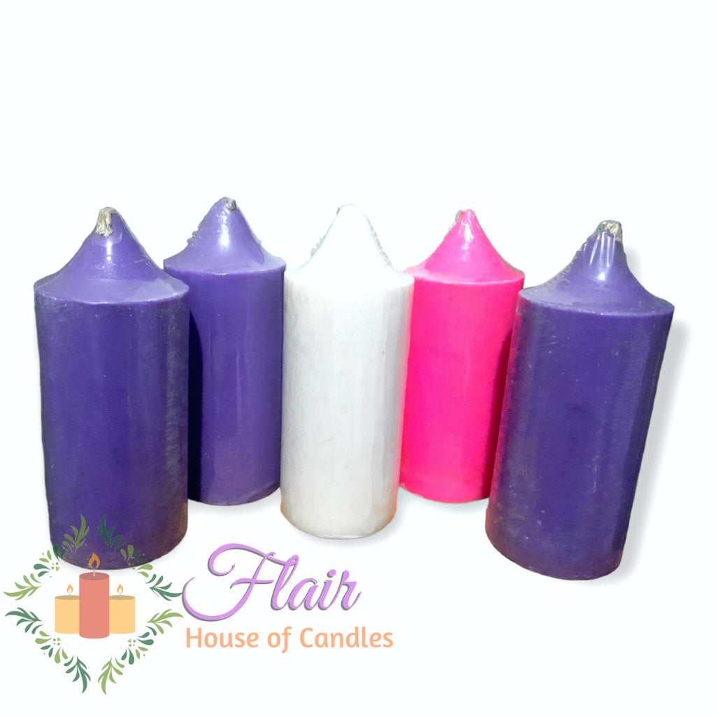 #509 Tomb Advent Candle Set 18cm Tall