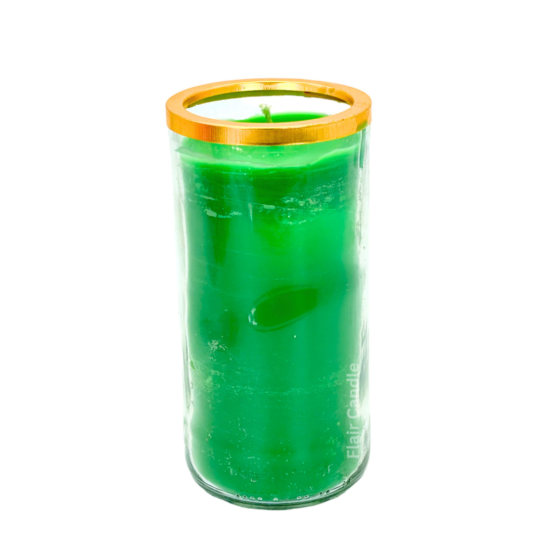 GC85 Plain Large Colored Glass Candle 16cm Tall