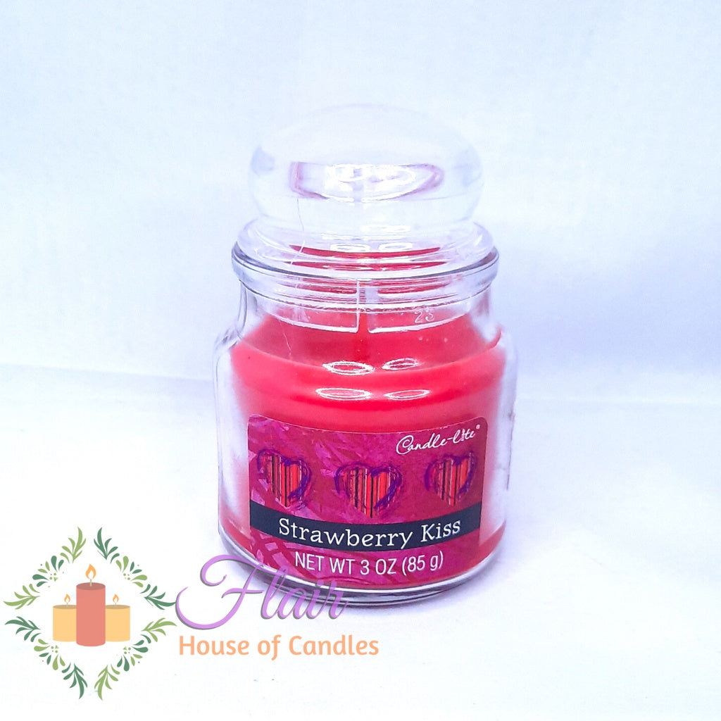 Candle-Lite Strawberry Kiss Scented Candle Jar 85g