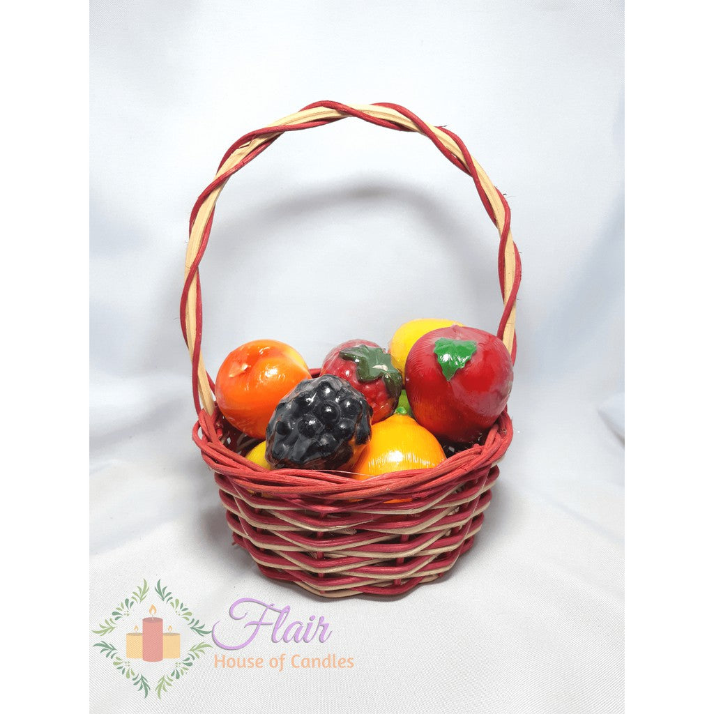 Flair Fruits & Vegetables Candle Basket Set | 10pcs Basket