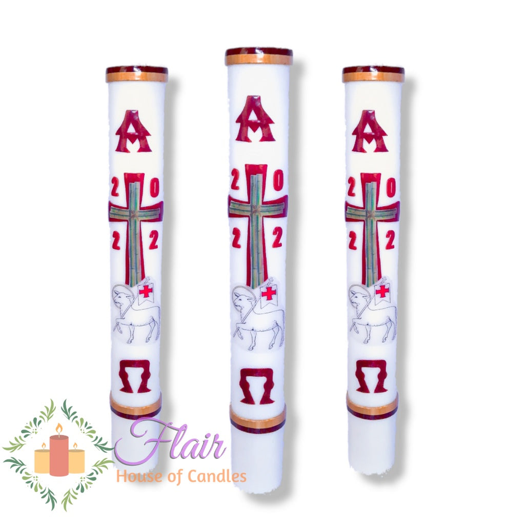 Flair 4 by 30 Inches Paschal Candle | Made to Order