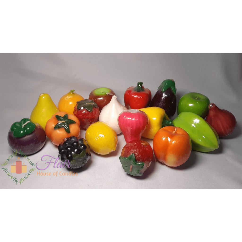 Starfruit Fruit Candle 8.2cm Tall