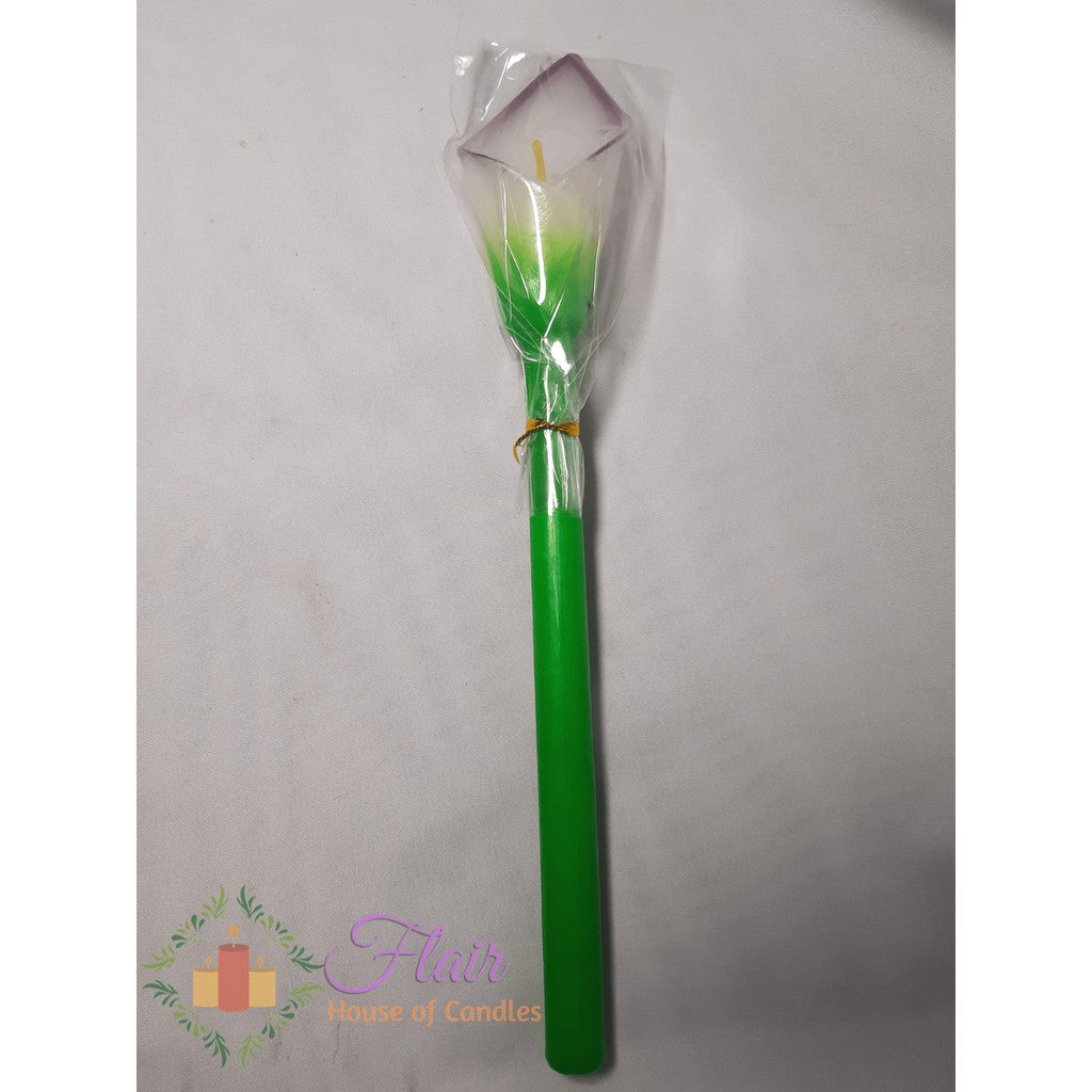 Flair Calla Lily Citronella Scented Candle 20cm Tall