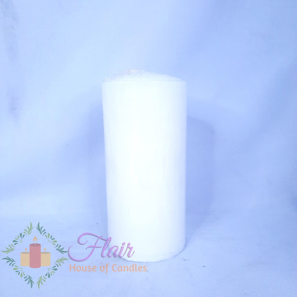 GC85 Plain Large Colored Glass Candle 16cm Tall