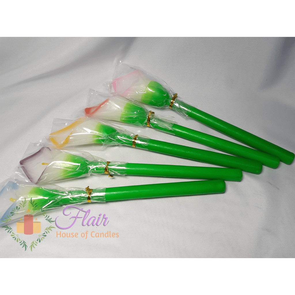 Flair Calla Lily Citronella Scented Candle 20cm Tall