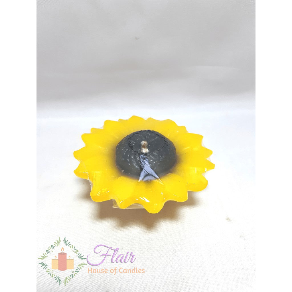 Flair Small Sunflower Floating Candle 4.2cm Tall