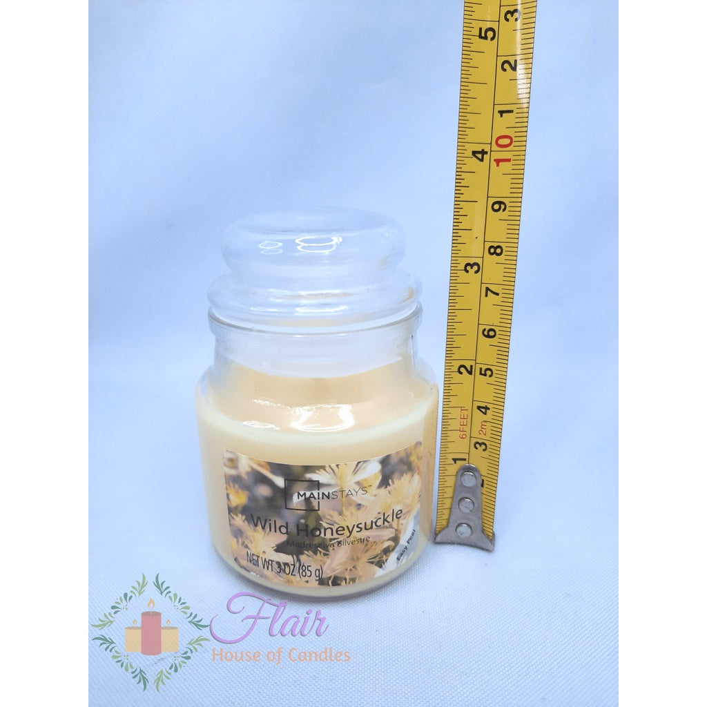 Mainstays Wild Honeysuckle Scent Jar Candle 85g