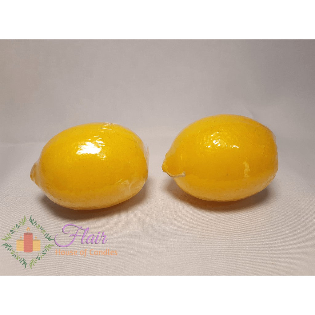 Lemon Fruit Candle 6.4cm Tall