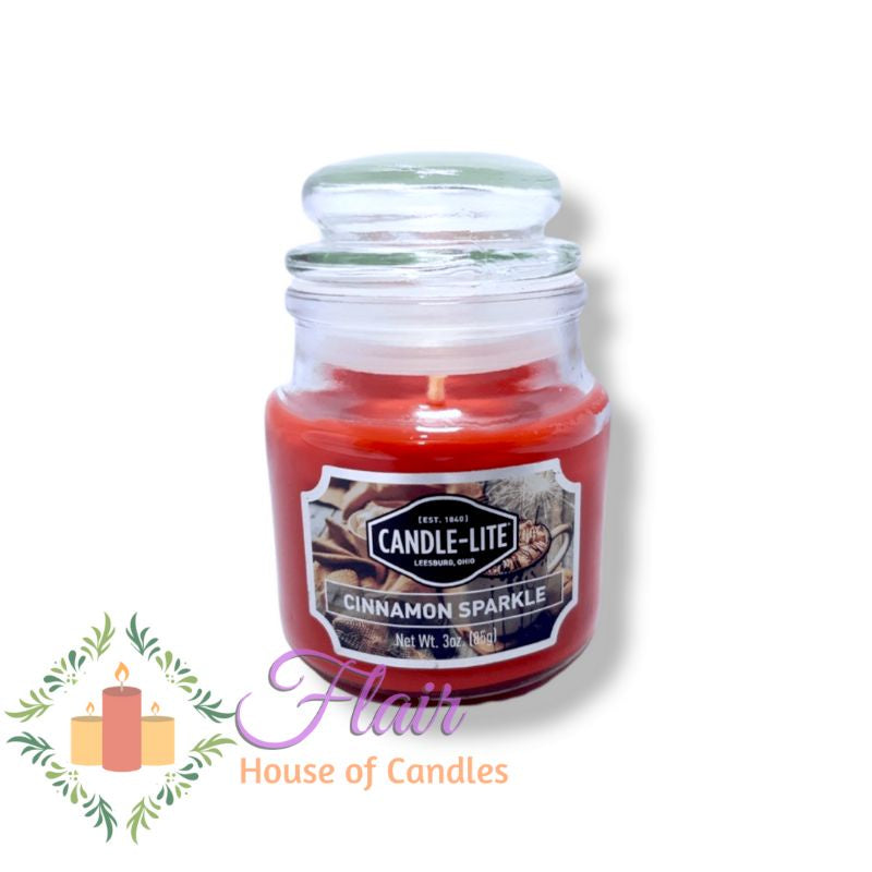 Candle-Lite Cinnamon Sparkle Scent Candle Jar 85g