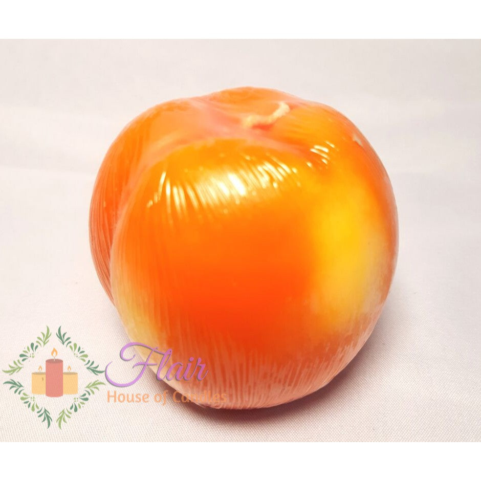 Peach Fruit Candle 5.4cm Tall