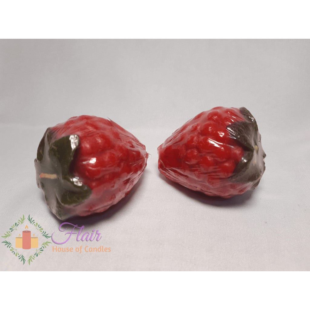 Raspberry Fruit Candle 5.6cm Tall