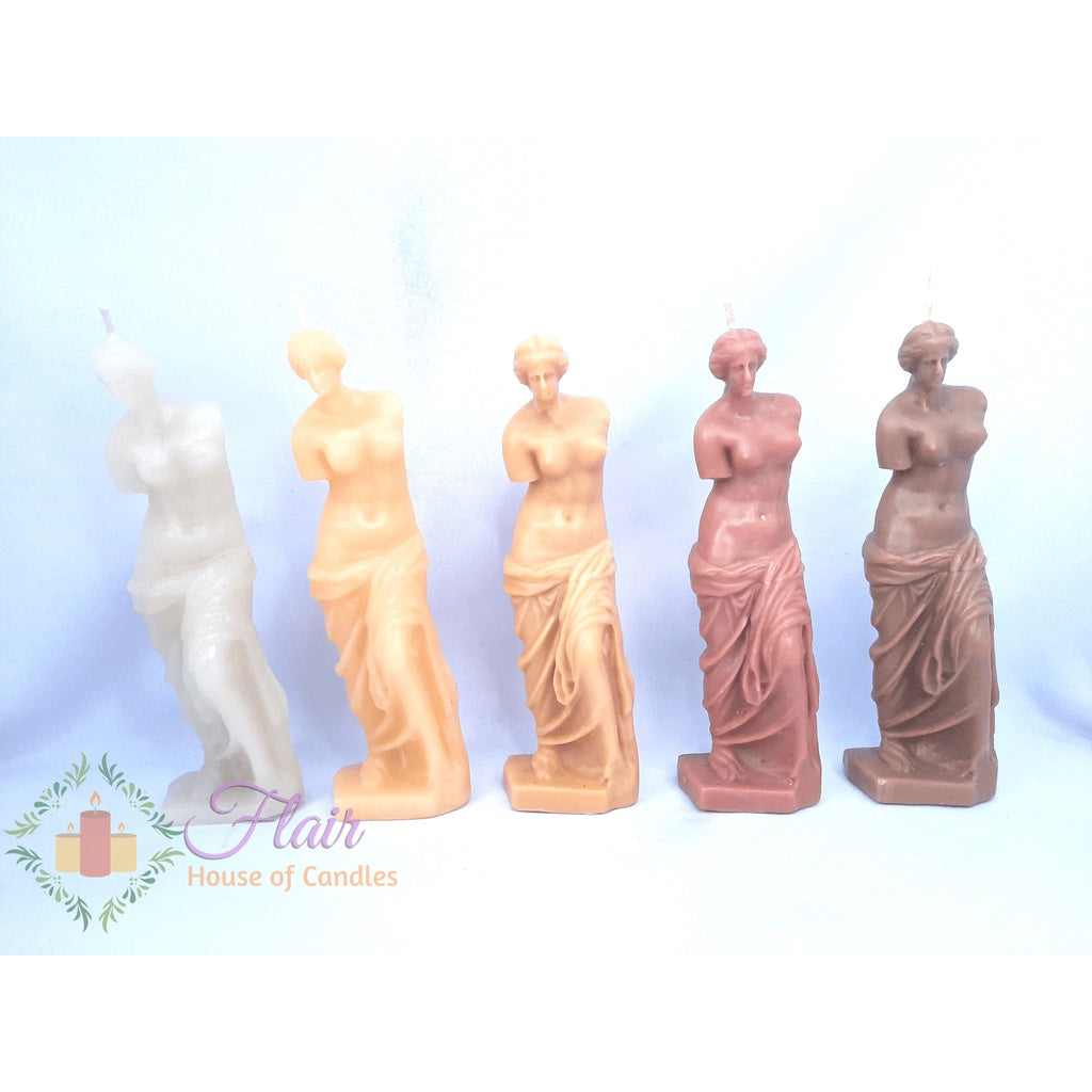 Venus Colored Statue Candle