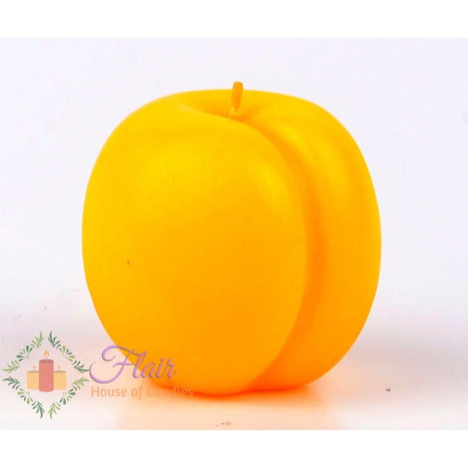 Peach Fruit Candle 5.4cm Tall