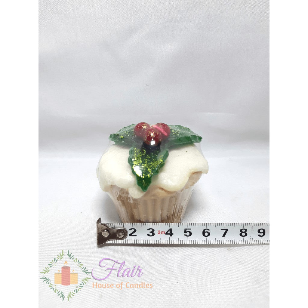 Flair Scented Vanilla Cupcake Candle 6.7cm Tall