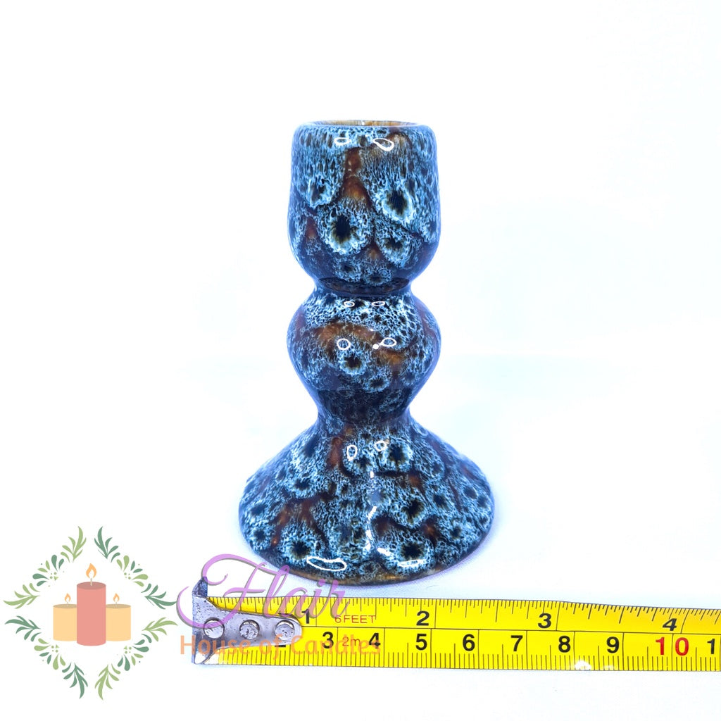 Flair Ceramic Candlestick Holder 10.5cm Tall