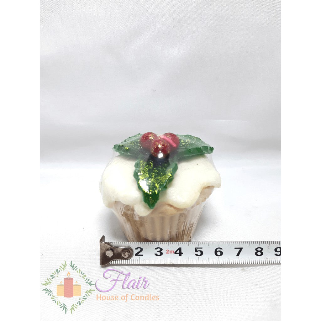 Flair Scented Vanilla Cupcake Candle 6.7cm Tall