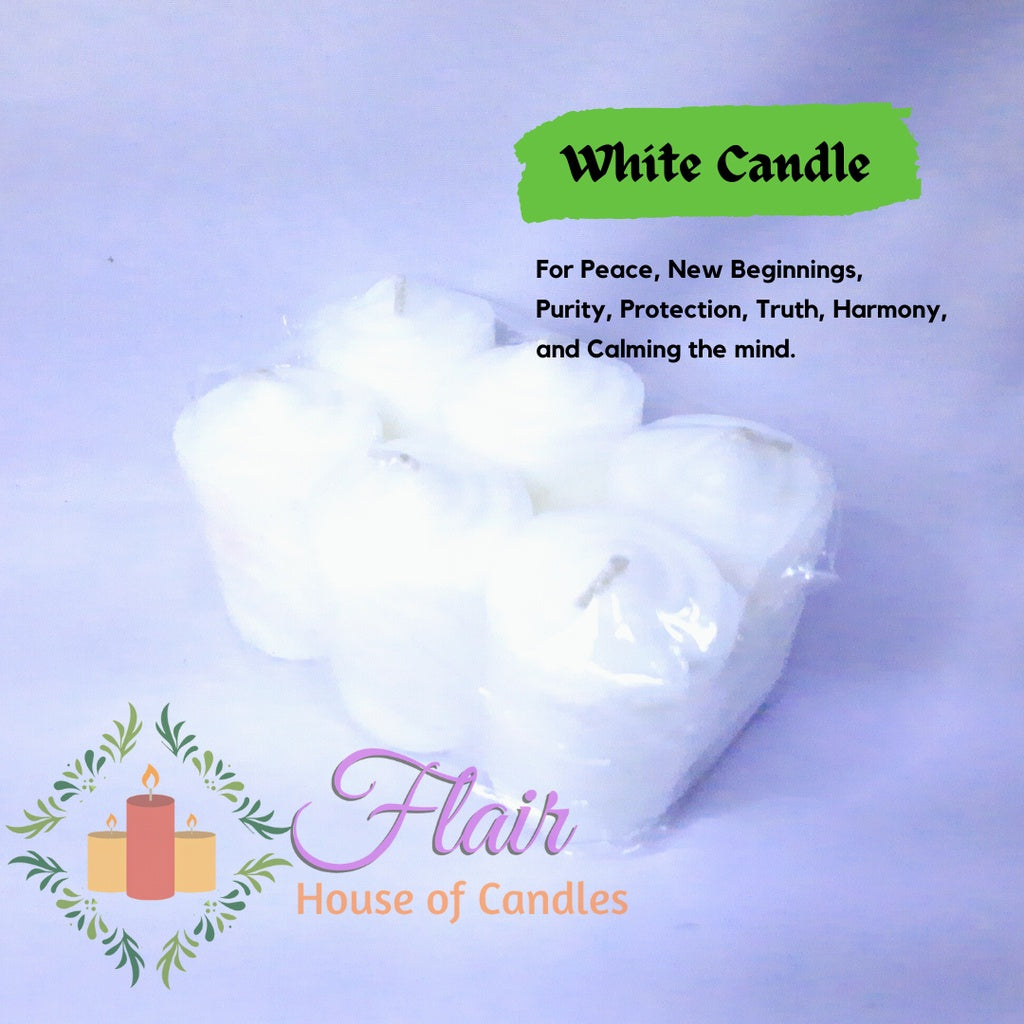 Flair Vigil Colored Wishing Candles | 6pcs Pack 5.5cm Tall