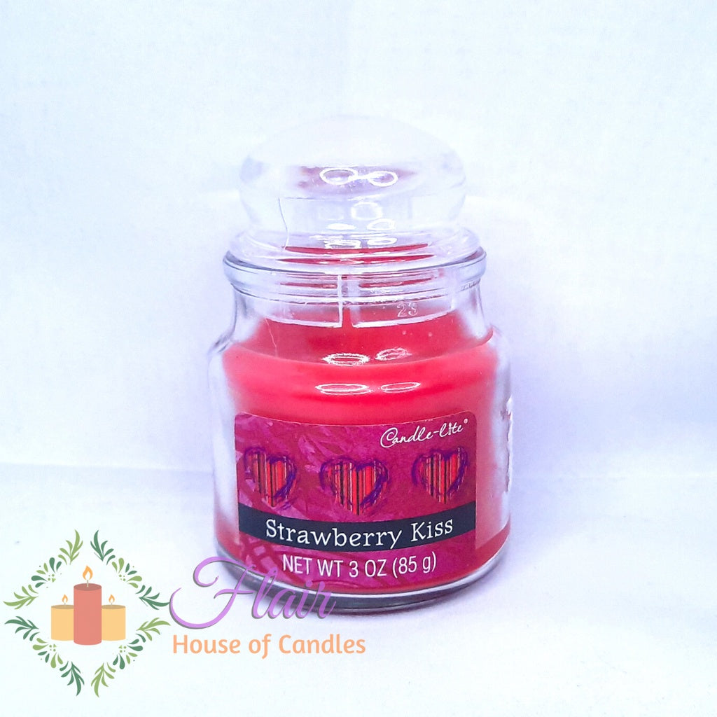 Candle-Lite Strawberry Kiss Scented Candle Jar 85g