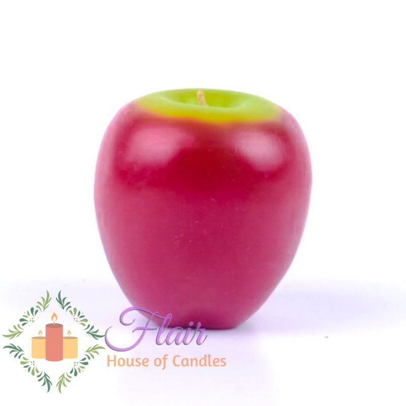 Red Apple Fruit Candle 6cm Tall