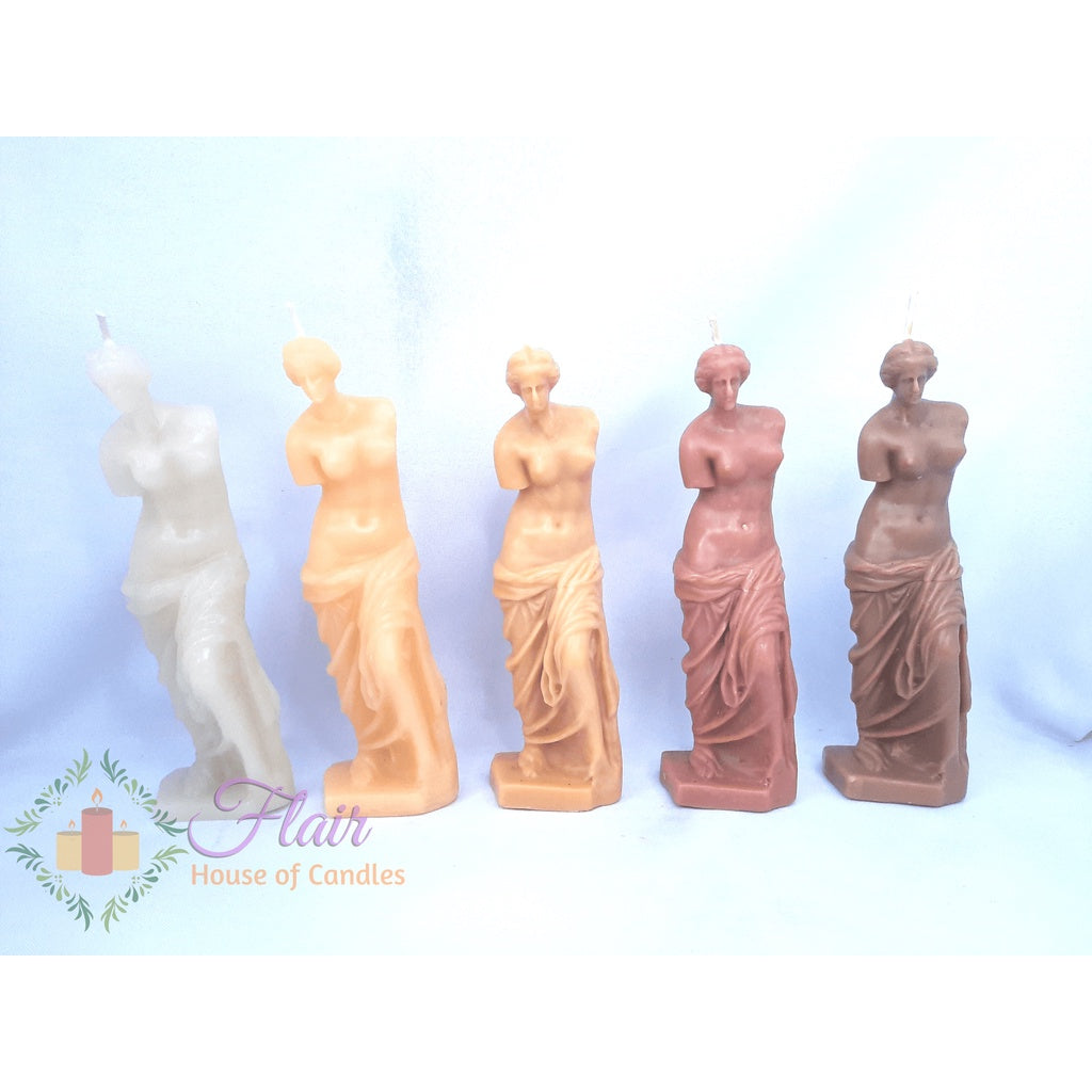 Venus Colored Statue Candle