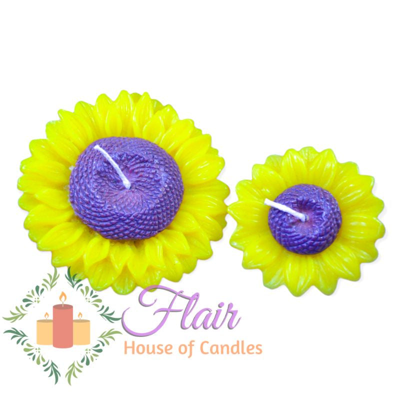 Flair Small Sunflower Floating Candle 4.2cm Tall