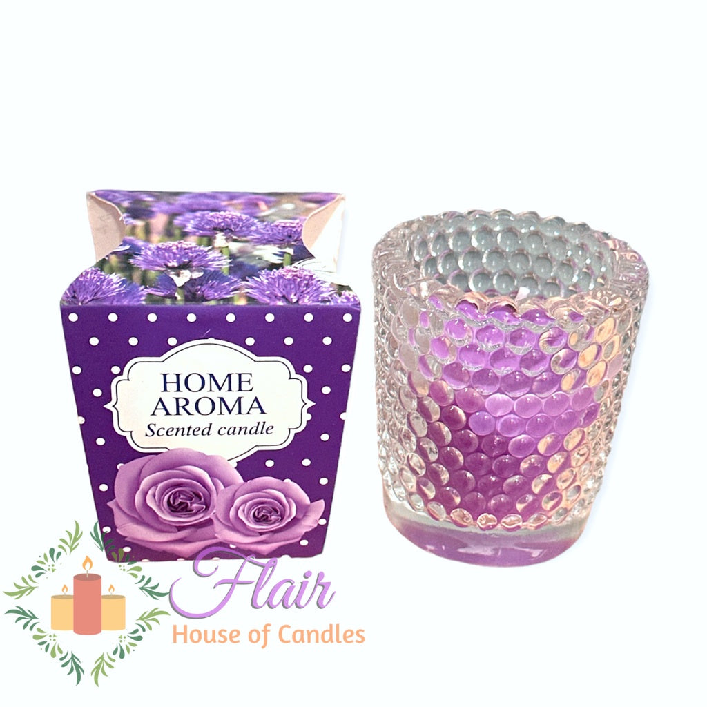 Home Aroma Scented Vigil Glass Candle 6.5cm Tall