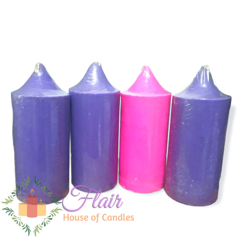 #509 Tomb Advent Candle Set 18cm Tall